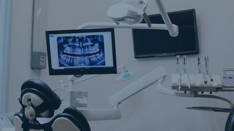 dental office showing x-ray and tools